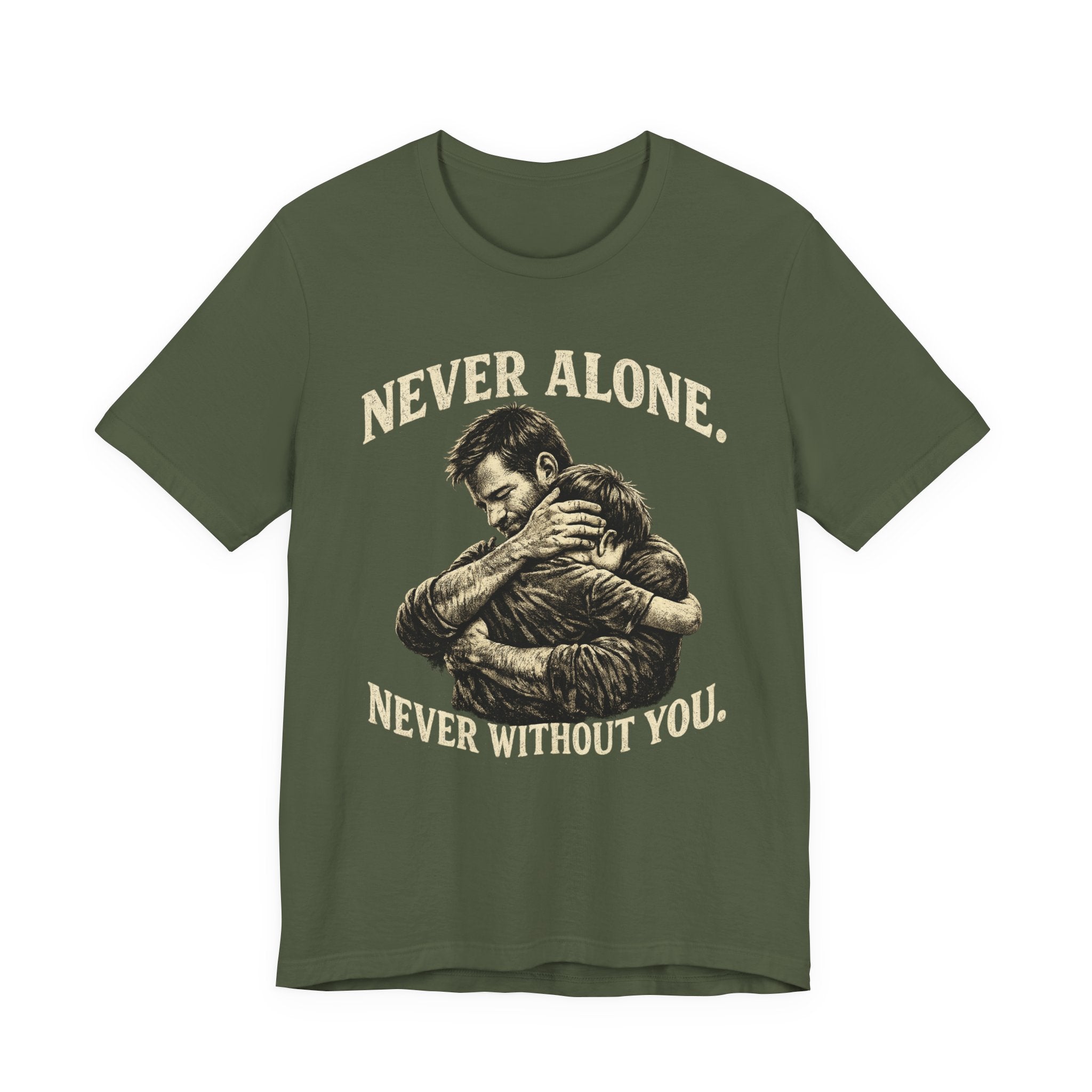 Never Alone • Never Without You T-shirt