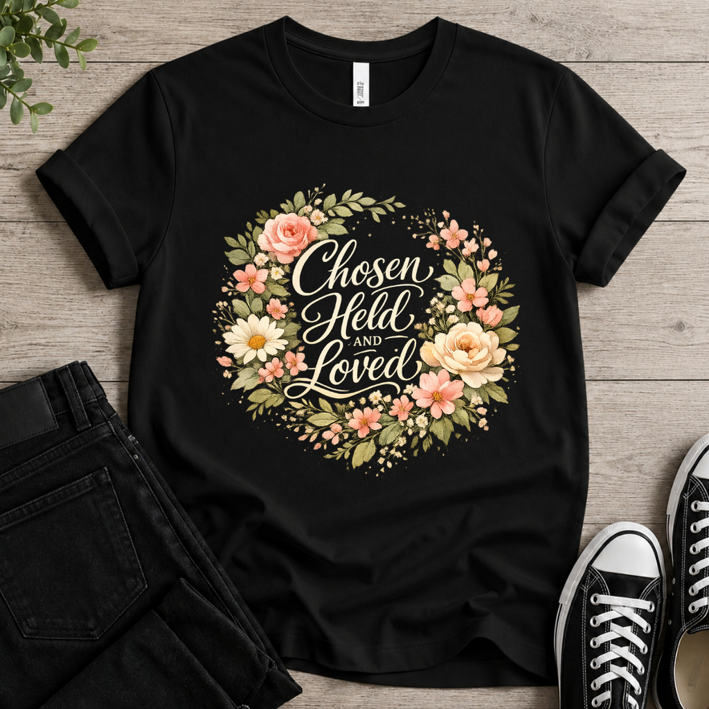Chosen Held And Loved T-shirt
