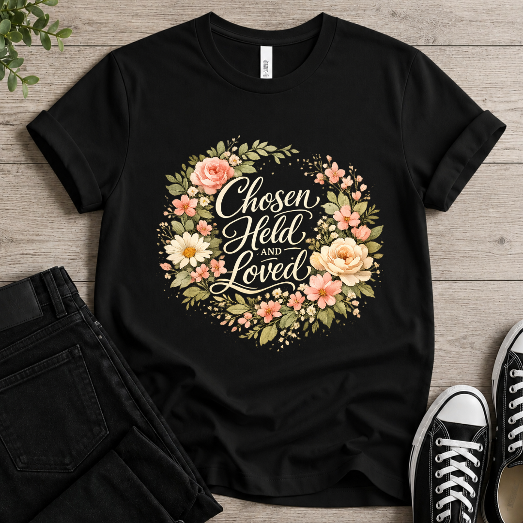 Chosen Held And Loved T-shirt