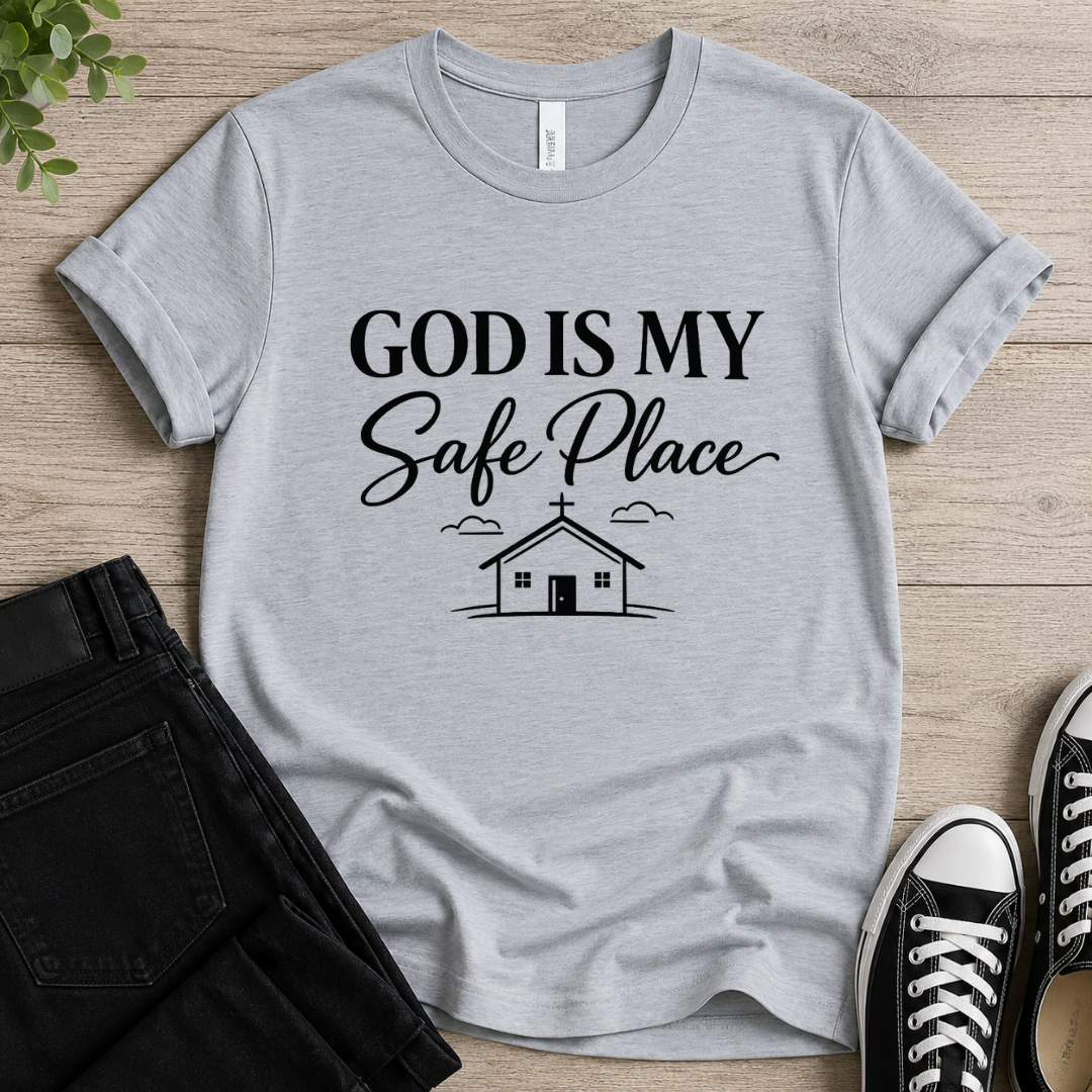 God Is My Safe Place T-shirt
