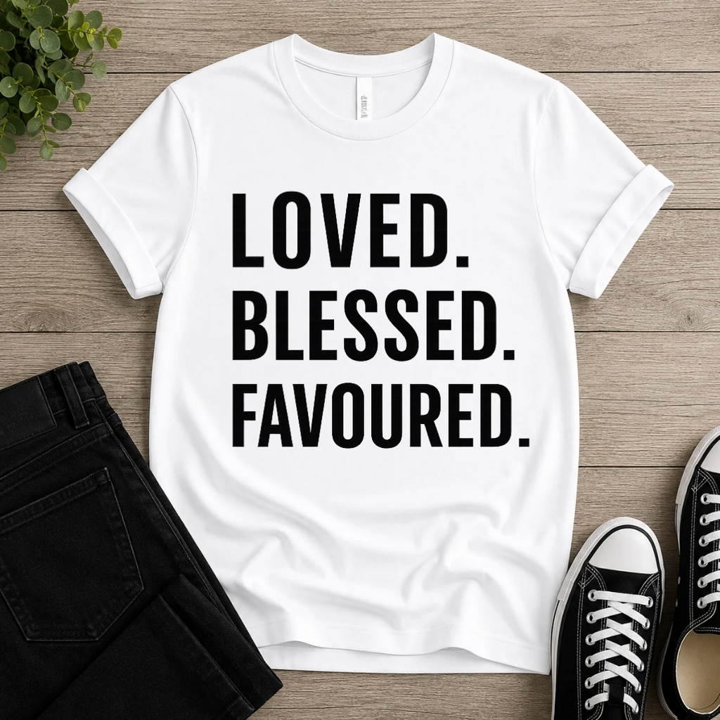 Loved • Blessed • Favoured T-shirt