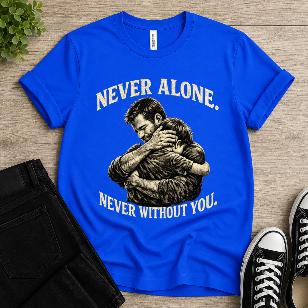 Never Alone • Never Without You T-shirt