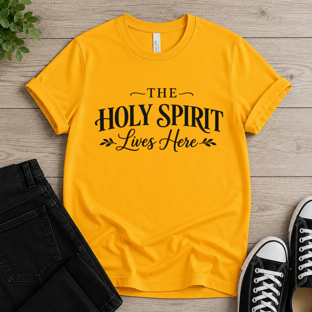 The Holy Spirit Lives Here T-shirt