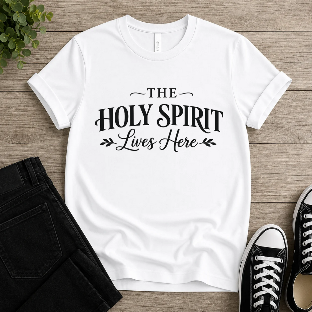The Holy Spirit Lives Here T-shirt