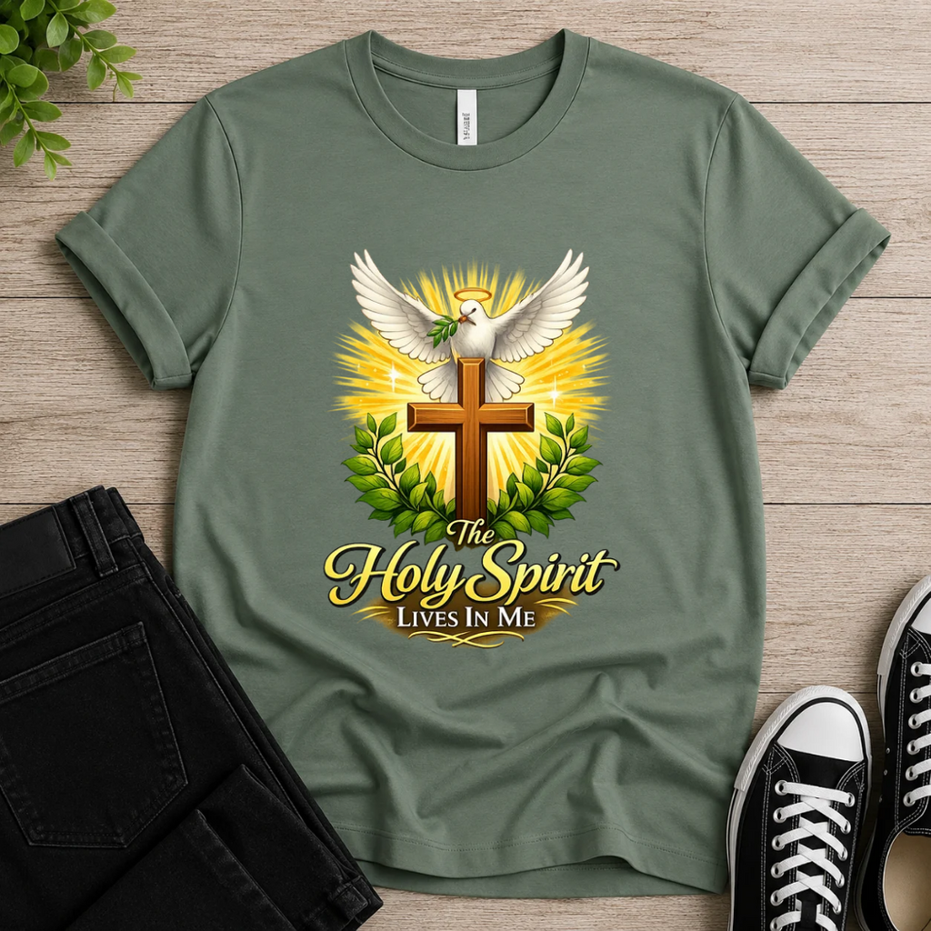 The Holy Spirit Lives In Me T-shirt