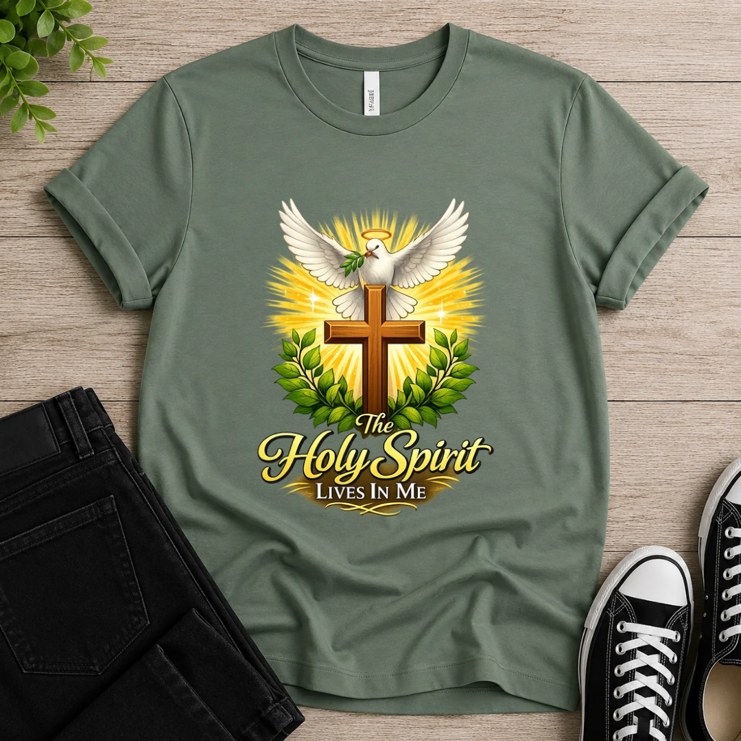 The Holy Spirit Lives In Me T-shirt