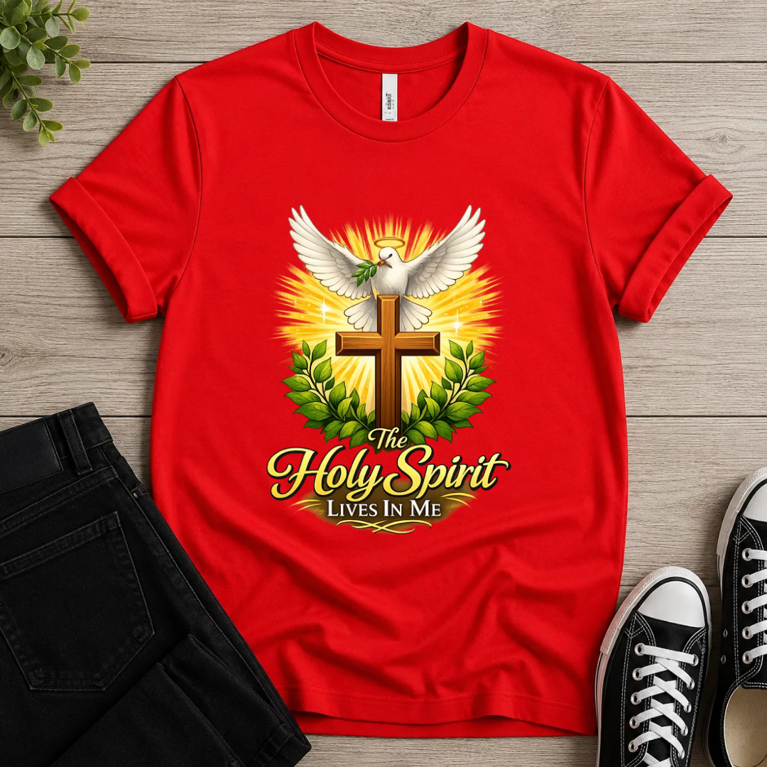The Holy Spirit Lives In Me T-shirt