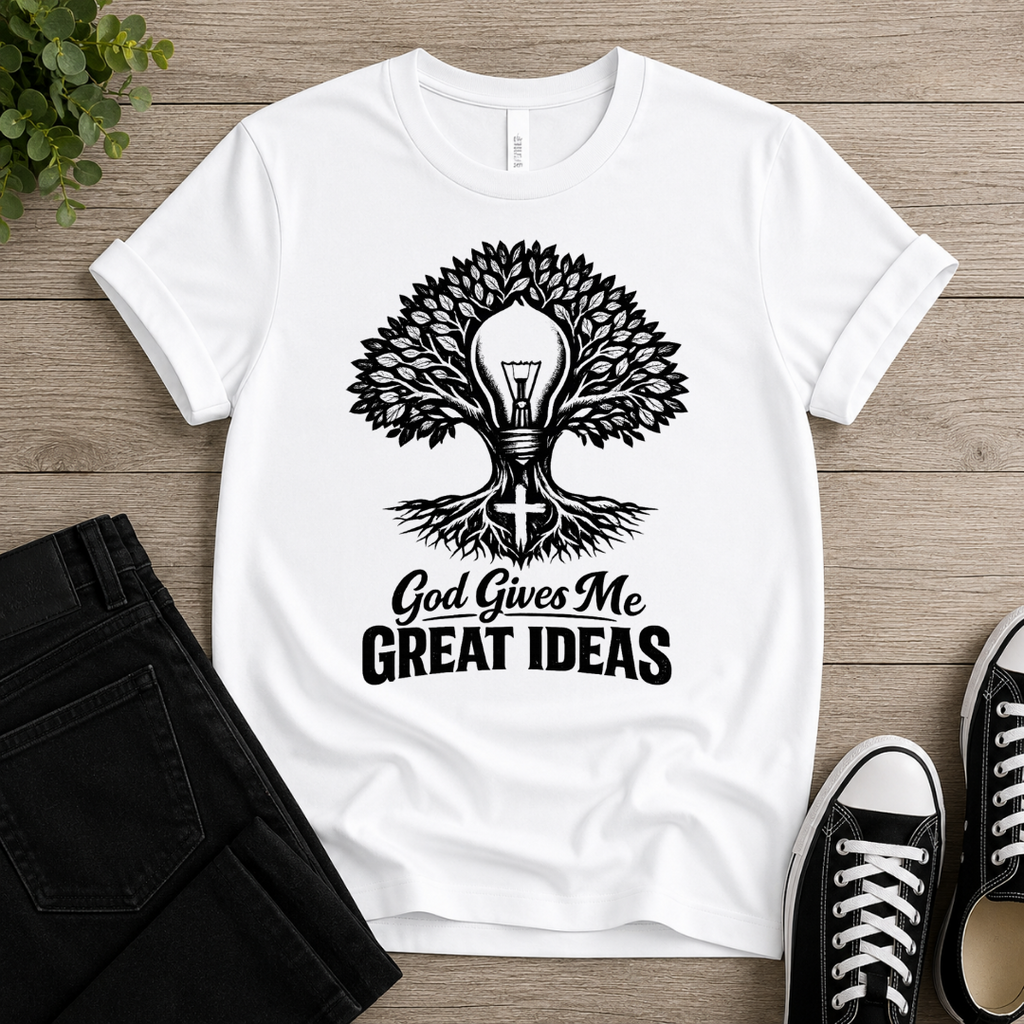 God Gives Me Great Ideas T-shirt