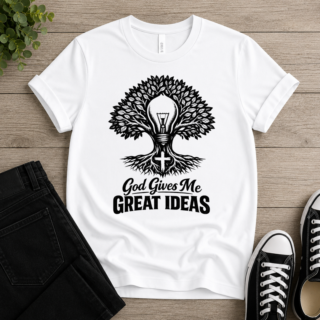 God Gives Me Great Ideas T-shirt