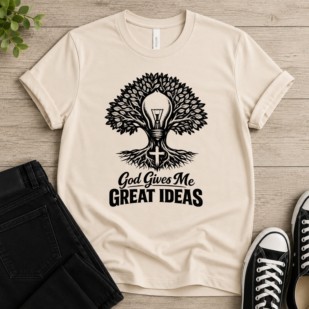 God Gives Me Great Ideas T-shirt