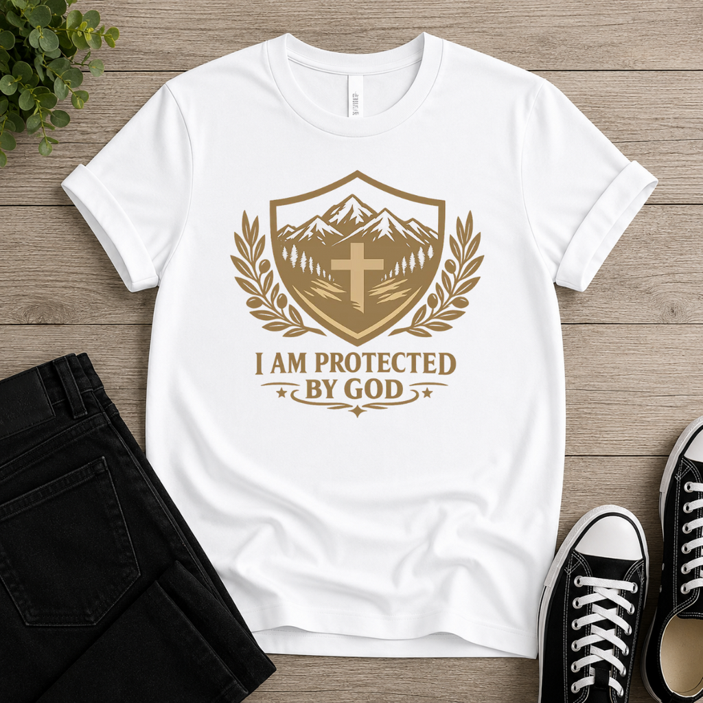 I Am Protected By God T-shirt