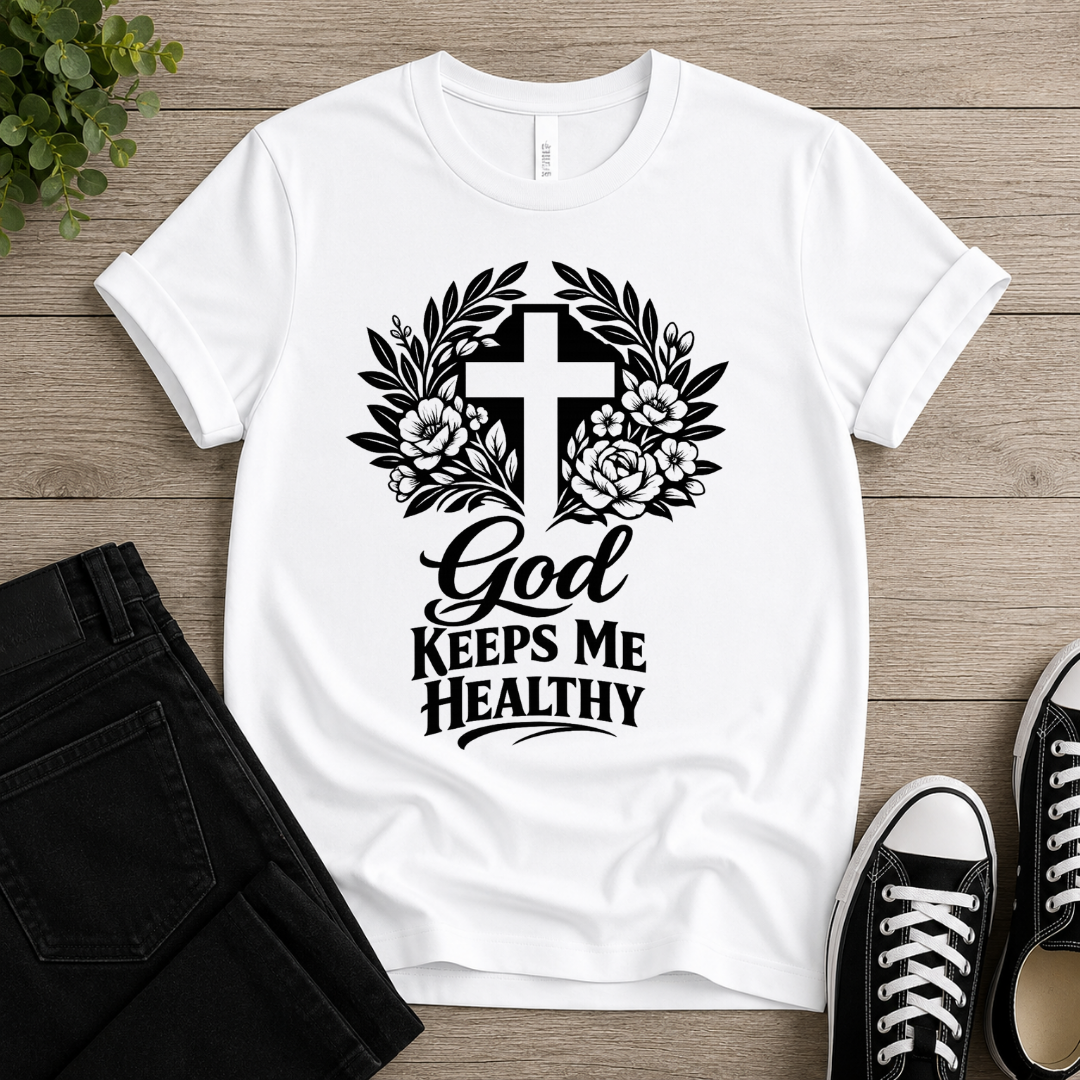 God Keeps Me Healthy T-shirt
