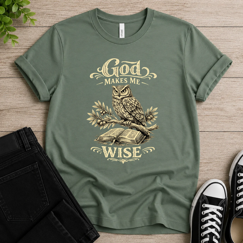 God Makes Me Wise T-shirt