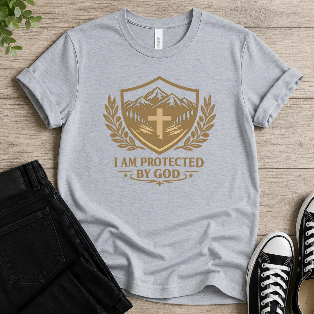I Am Protected By God T-shirt