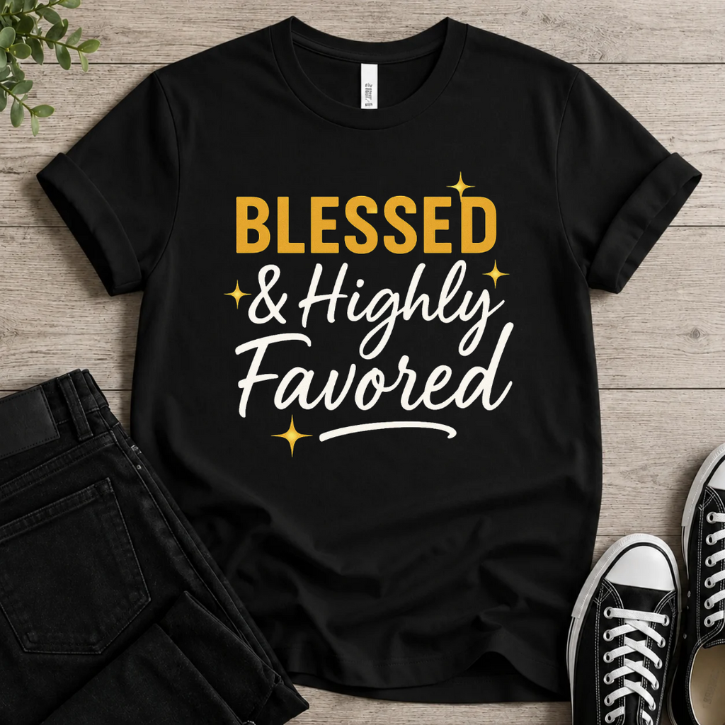 Blessed & Highly Favoured T-shirt