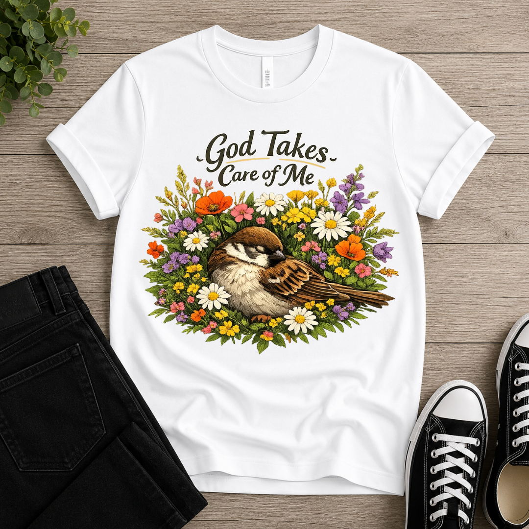 God Takes Care of Me T-shirt