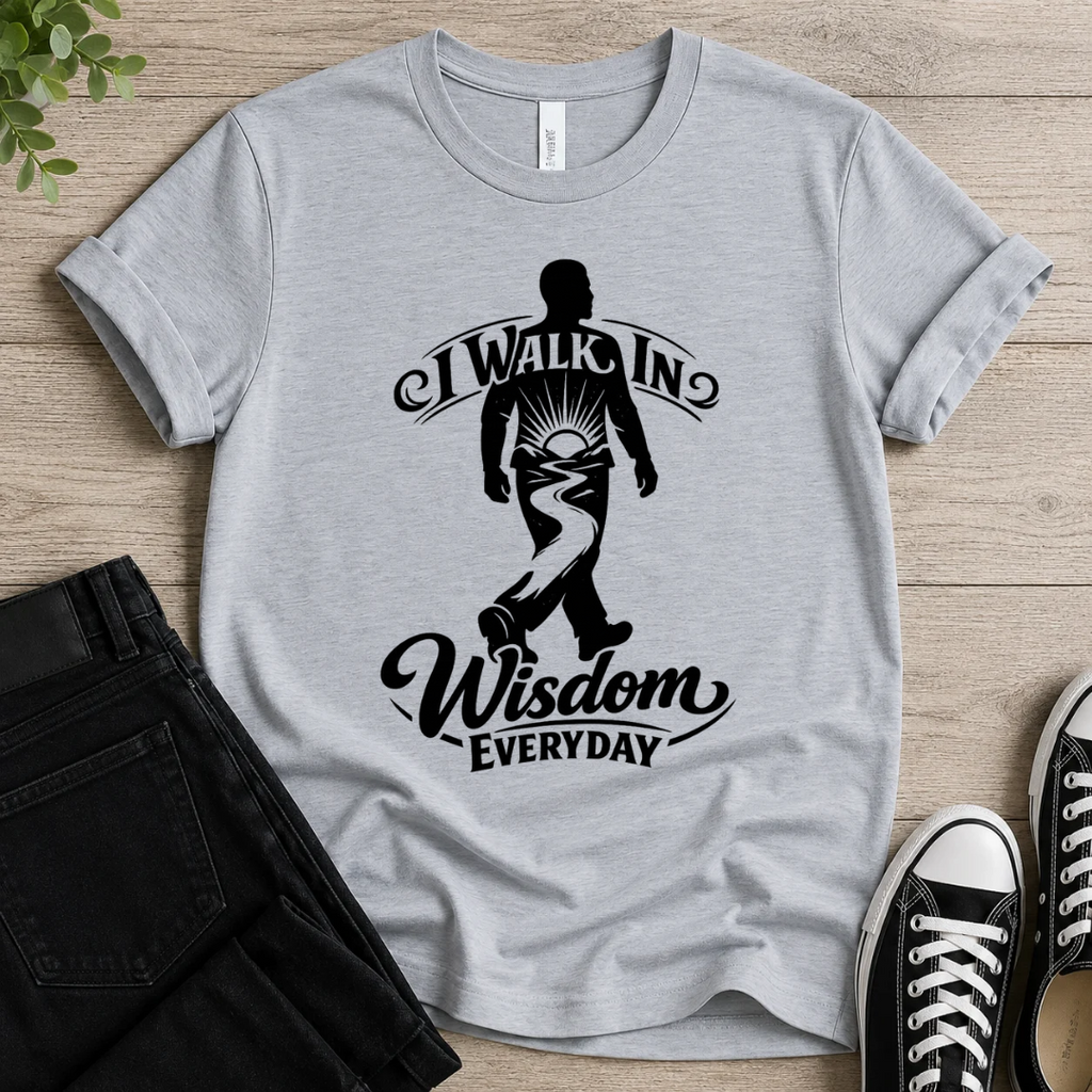 I Walk In Wisdom Everyday T-shirt
