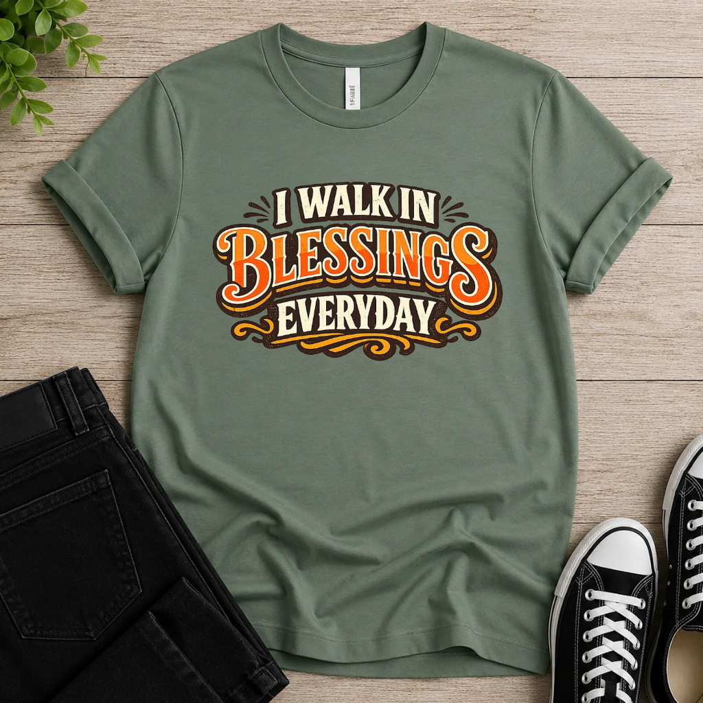 I Walk In Blessings Everyday T-shirt