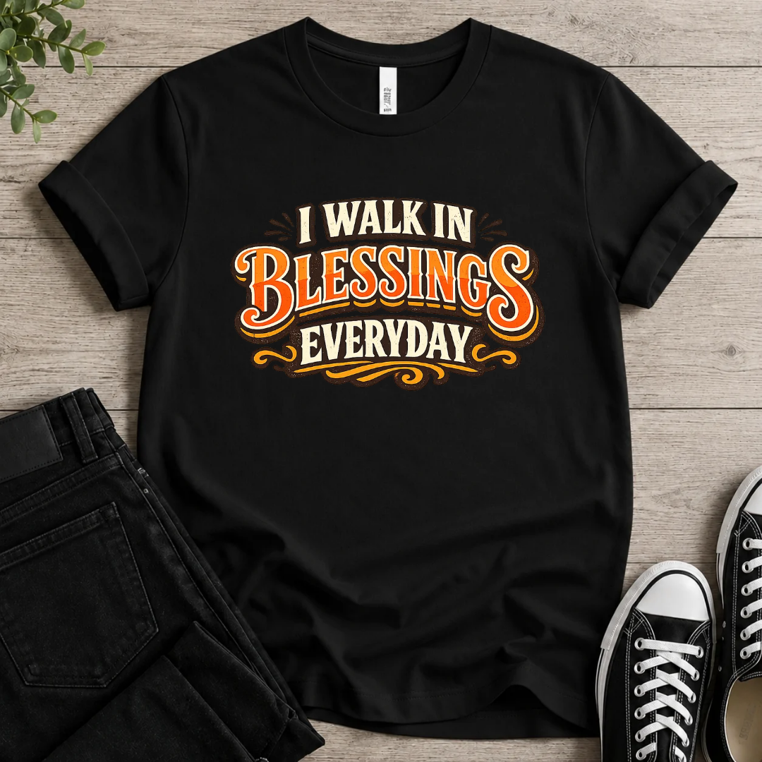 I Walk In Blessings Everyday T-shirt