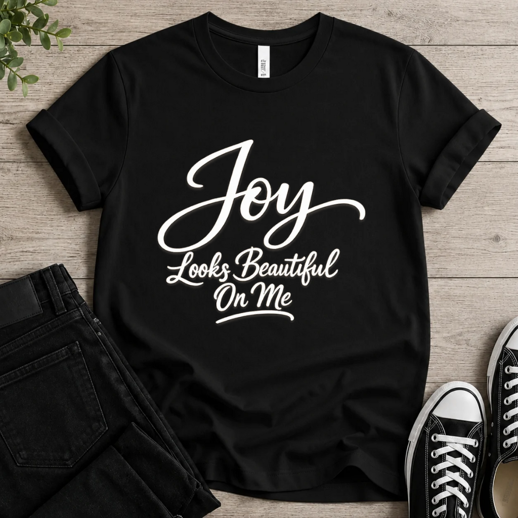 Joy Looks Beautiful On Me T-shirt