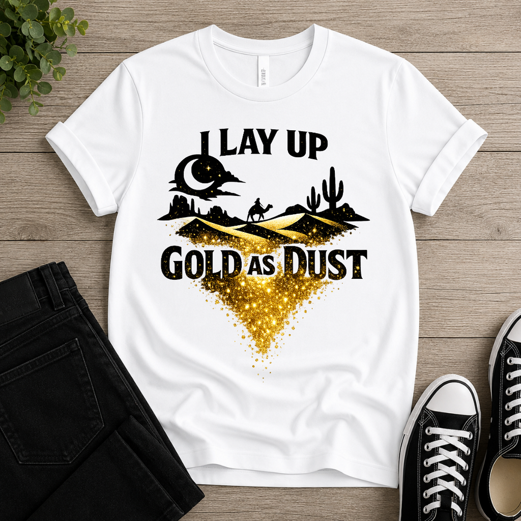 I Lay Up Gold As Dust T-shirt
