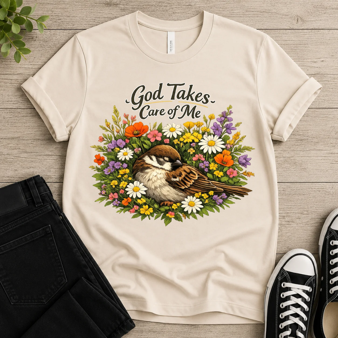 God Takes Care of Me T-shirt