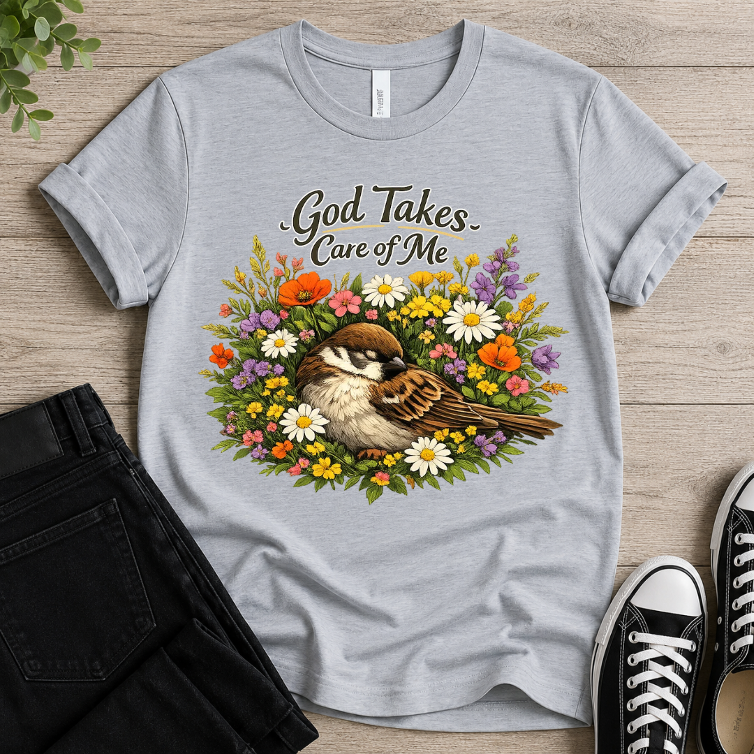 God Takes Care of Me T-shirt