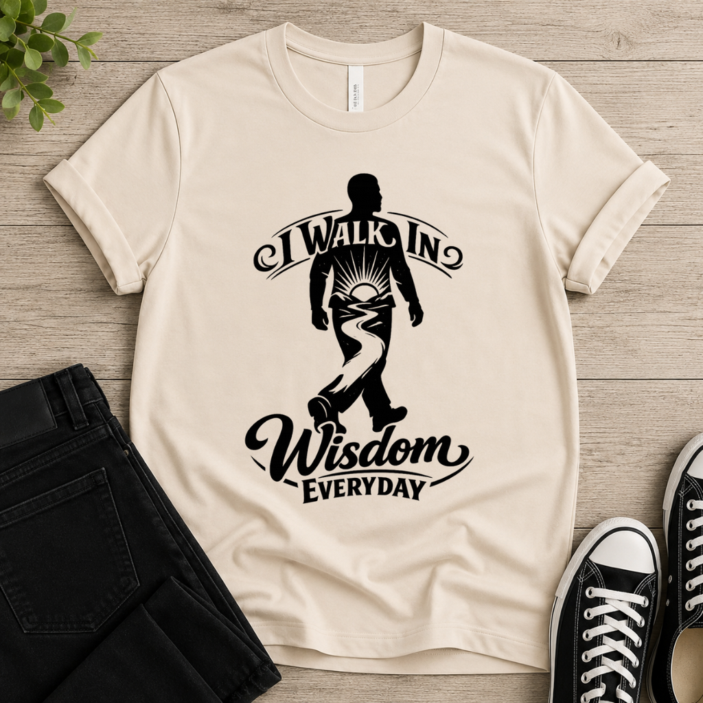 I Walk In Wisdom Everyday T-shirt
