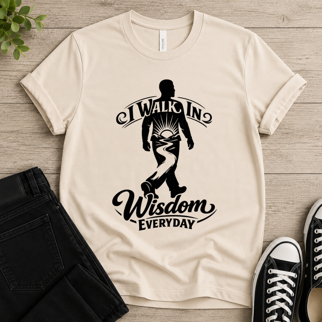 I Walk In Wisdom Everyday T-shirt