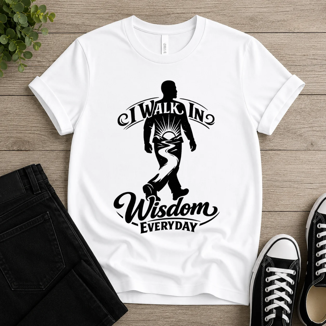 I Walk In Wisdom Everyday T-shirt