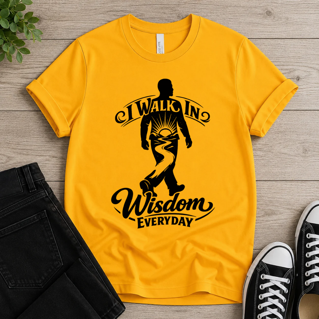 I Walk In Wisdom Everyday T-shirt