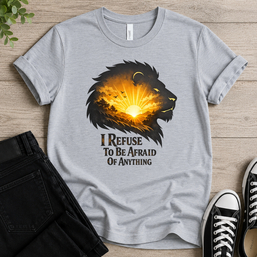 I Refuse To Be Afraid T-shirt