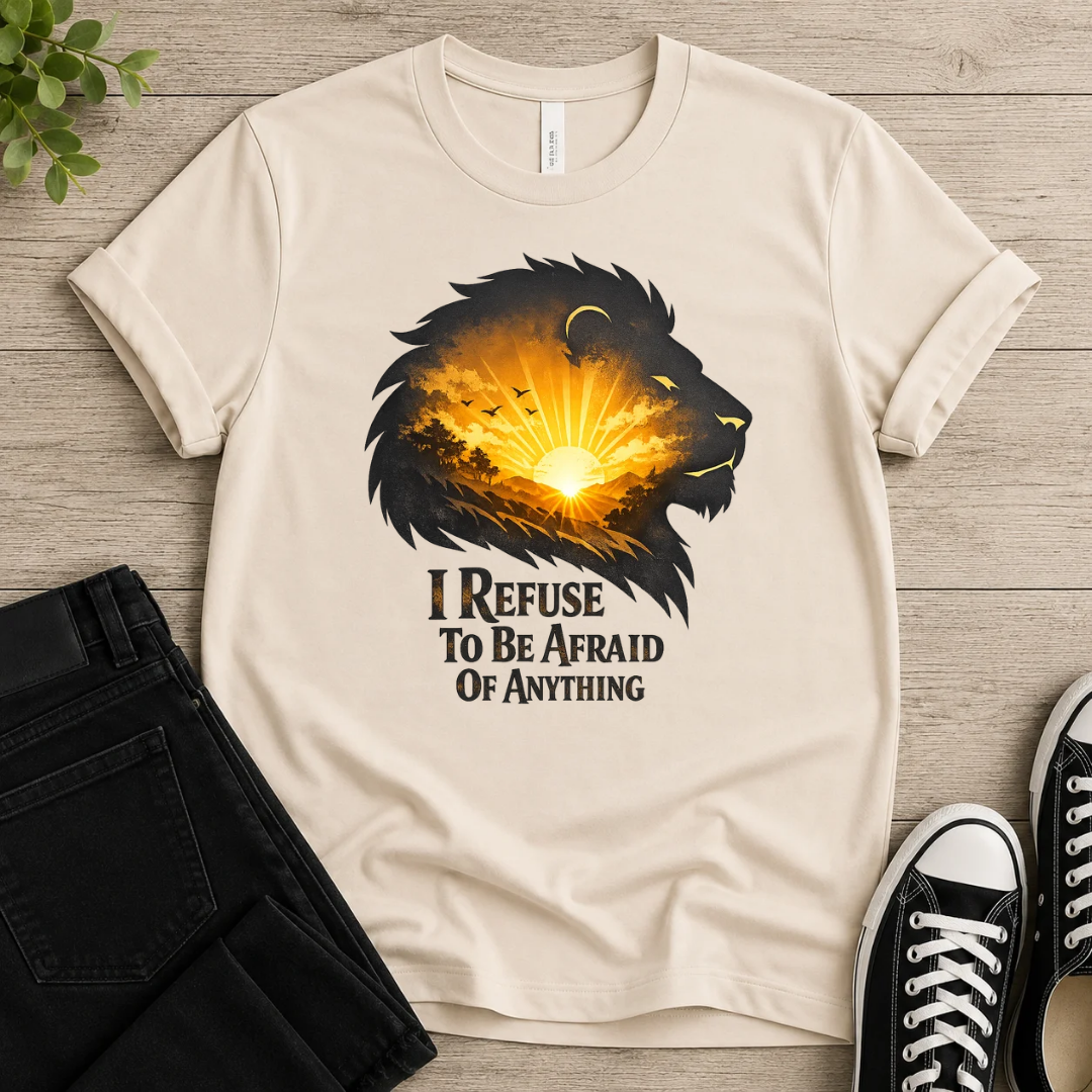 I Refuse To Be Afraid T-shirt